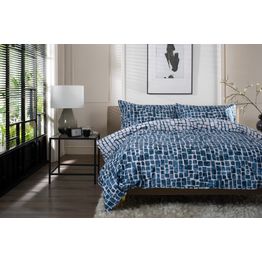 The Lyndon Company Tulle Bedlinen Duvet Cover Set Navy Blue alternative