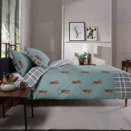 The Lyndon Company Highland Fell Bedlinen Duvet Cover Set Green alternative