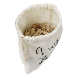 JVL 100 Wooden Pegs with Cotton Bag 19-243 alternative