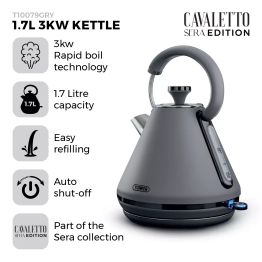 Tower Sera 1.7 Litre Kettle Grey T10079GRY alternative