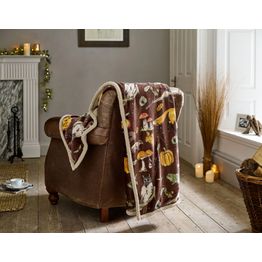 Deyongs Autumn Animals Sherpa Throw 130x170cm alternative