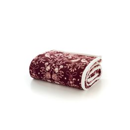 Deyongs Winter Birds Burgundy Fleece Throw 140x180cm alternative