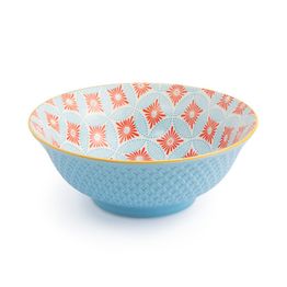 Mikasa Ramen Bowl Blue Mosaic
