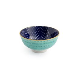Mikasa Nibble Bowl Indigo Chevron