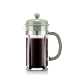 Bodum Java 8 Cup Glass Cafetiere Sage