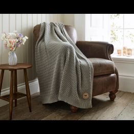 TLC Cadenza Knitted Throw 130 x 170cm Grey alternative