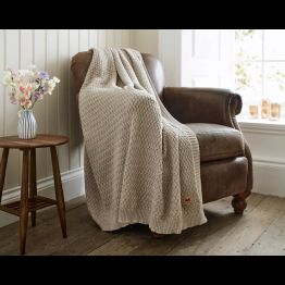 TLC Cadenza Knitted Throw 130 x 170cm Natural alternative