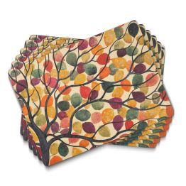Pimpernel Set of 6 Dancing Branches Tablemats or Coasters