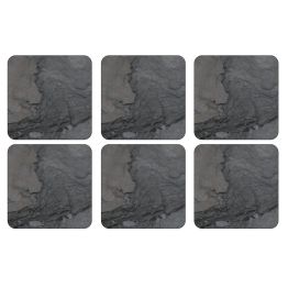 Pimpernel Set of 6 Midnight Slate Tablemats or Coasters