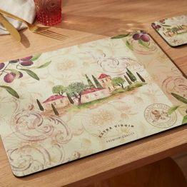 Pimpernel Set of 6 Olive Orchard Tablemats or Coasters