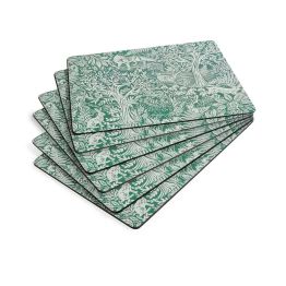 Pimpernel Pack of 6 Tapestry Sage Tablemats or Coasters alternative
