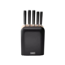 Sabatier Professional 5-Piece Knife &amp; Rubberwood Block Set SABSSKB5