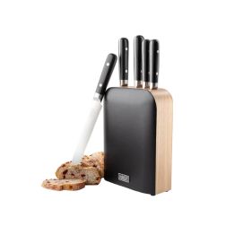 Sabatier Professional 5-Piece Knife &amp; Rubberwood Block Set SABSSKB5 alternative