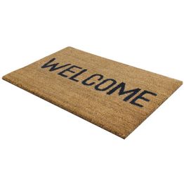 JVL Welcome Latex Coir Doormat 33.5x60cm alternative