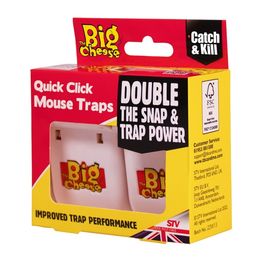 STV Big Cheese Quick Click Mouse Traps Twin Pack STV147 alternative