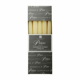 Prices Venetian Dinner Table Candle Ivory alternative