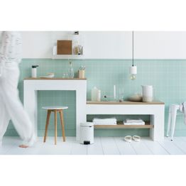 Brabantia New Icon Pedal Bin 5 litre White alternative