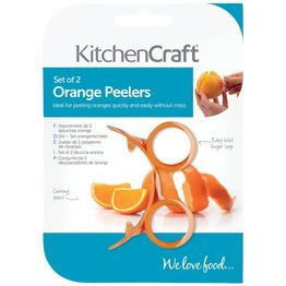 Kitchencraft Set of Two Orange Peelers alternative