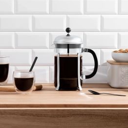 Bodum Chambord 12 Cup Cafetiere Chrome 1932-16 alternative