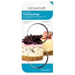 KitchenCraft Set of Two Stainless Steel Cooking Rings alternative