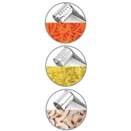 KitchenCraft Stainless Steel Rotary Grater With Three Drums alternative