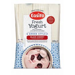 EasiYo Greek Style Black Cherry Yogurt Flavour Mix alternative