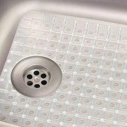 Addis Cushion Soft Sink Mat - Clear alternative