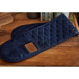 Double Oven Glove Oxford Denim Blue alternative