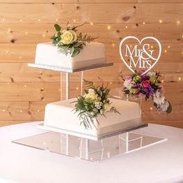 Delia Square 3 Tier Acrylic Cake Stand alternative