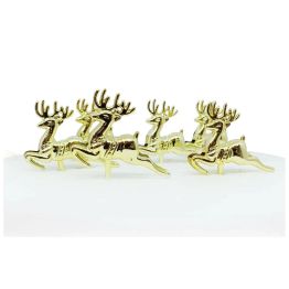 Creative Party Christmas Pick Reindeer Gold F072 alternative