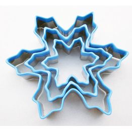 Cookie Cutters Coloured Snowflake (3)
