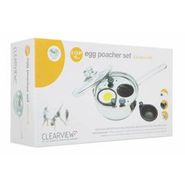 KitchenCraft Clearview Two Hole Egg Poacher 16cm alternative