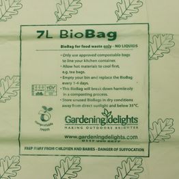 Compostable &amp; Biodegradable Liner Bags 07Ltr alternative