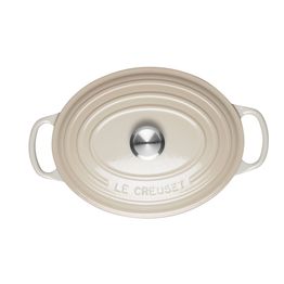 Le Creuset Meringue Signature Cast Iron Oval Casserole 27cm alternative