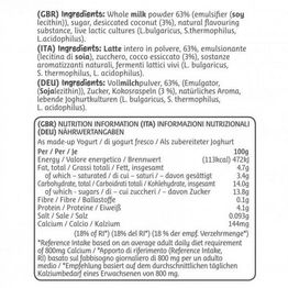 EasiYo Greek Style Coconut Yogurt Mix with Real Coconut Bits alternative