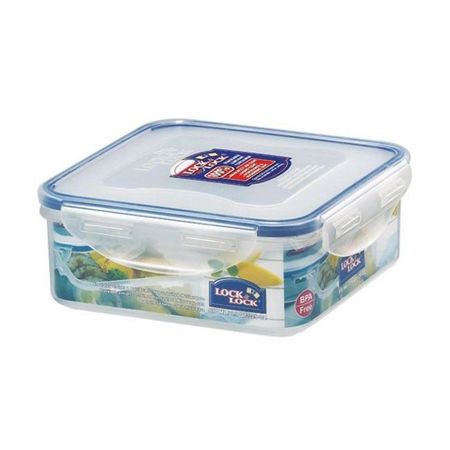 Lock & Lock HPL825 - Confezione Da 3 Contenitori Rettangolari Classici 2,3L – Ermetici, Impilabili, Adatti A Microonde, Freezer E Lavastoviglie