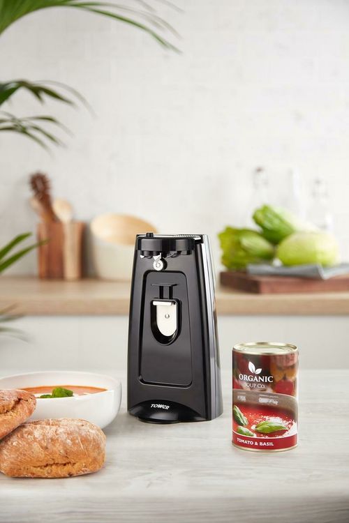 Tower 3in1 Electric Can Opener with Knife Sharpener & Bottle Opener ...
