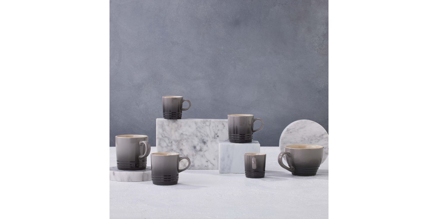 Le Creuset Mug Géant En Grès 400 Ml – Couleur Chambray, Passe Au Four Et Micro-ondes, Garantie 10 Ans