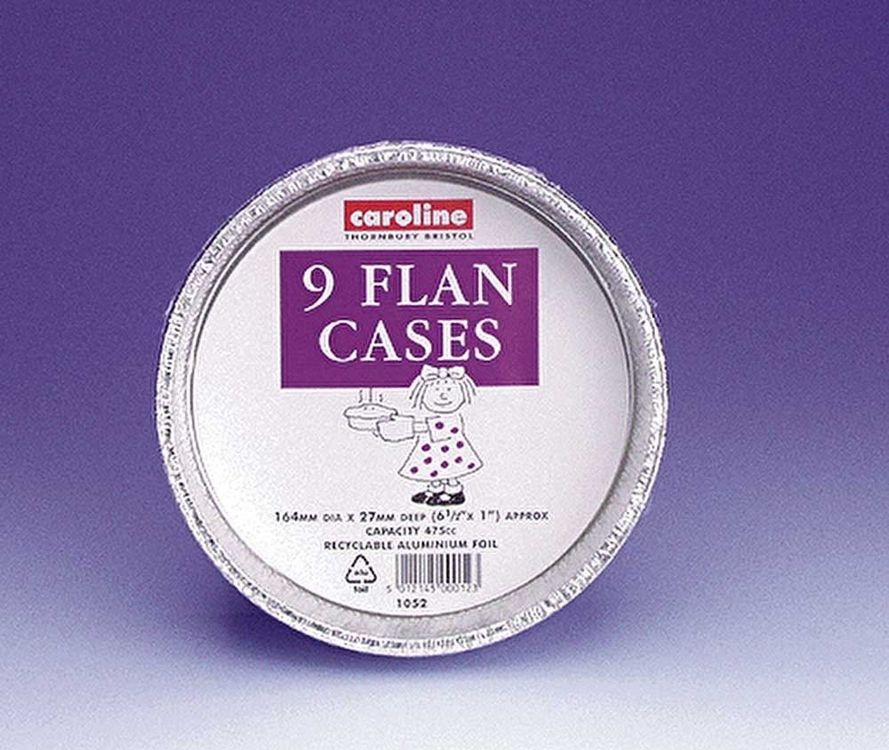Caroline Foil Flan Case (9pack) 6inch 1052 only £3.65