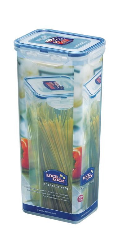Lock & Lock HPL819F Contenitore Per Spaghetti Con Coperchio Superiore Ribaltabile, 2 L