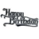 Mottos Classic Happy Birthday in Silver BP32 additional 1