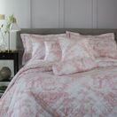 The Lyndon Company Duvet Cover Toile De Jouy Pink additional 2