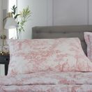 The Lyndon Company PIllowcase Toile De Jouy Pink additional 2