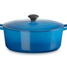Le Creuset Cast Iron Oval Casserole 31cm Marseille Blue additional 1