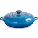 Le Creuset Cast Iron Shallow Casserole 30cm Marseille Blue additional 1