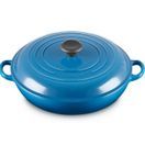 Le Creuset Cast Iron Shallow Casserole 30cm Marseille Blue additional 2