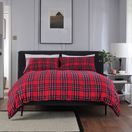 Duvet Cover Set Red Tartan additional 3