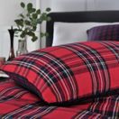 Duvet Cover Set Red Tartan additional 2