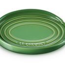 Le Creuset Stoneware Oval Spoon Rest Bamboo Green additional 1
