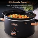 Tower Slow Cooker 3.5ltr Cavaletto Black &amp; Rose Gold additional 4